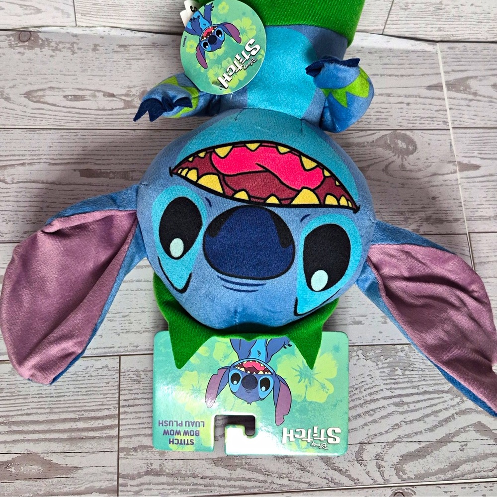 Pets + People Disney Stitch Bow Wow Luau Plush Small 6-14 In 2023 MPN 10997